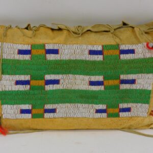 Cheyenne Beaded Possibles Bag by Unknown Artist. 1890. Geometric Beads