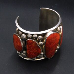 John Renner and E & C Fierro Sterling Spiney Oyster Bracelet