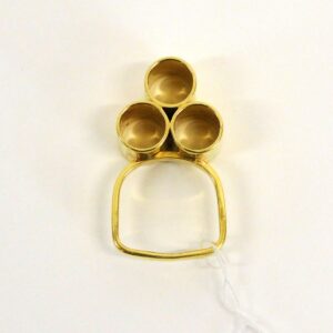 18kt Gold Unusual Shape Designer Ring