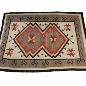 Navajo Rug in Crystal Trading Post Style