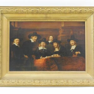 Dutch Genre Painting of Dutch Businessmen or Scholars