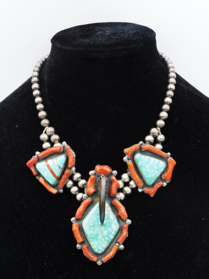 Native American Sterling Silver Necklace
