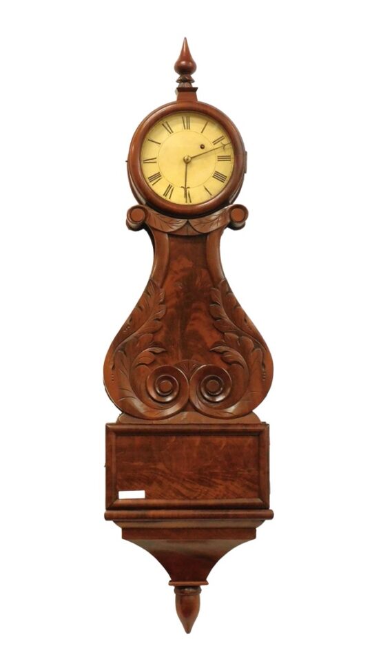 Classical Lyre Clock Boston