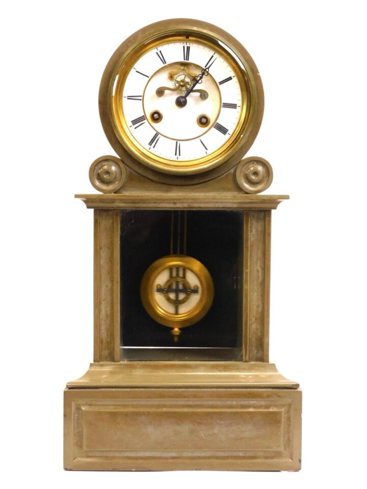 Slate Classical Style Mantle Clock