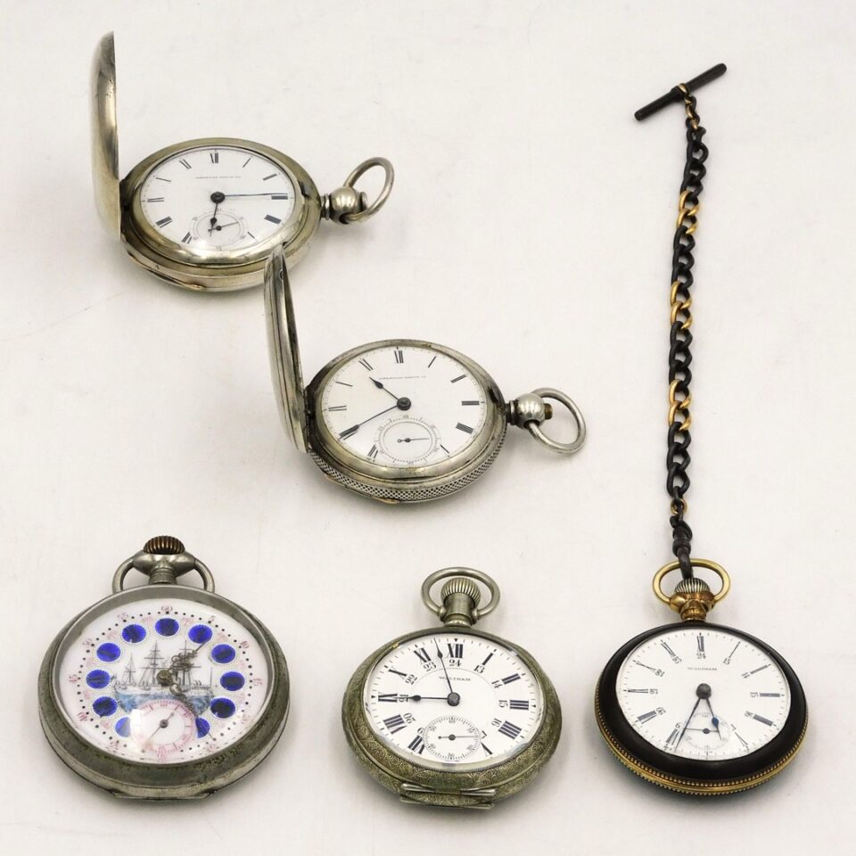 (5) Quality Pocket Watches