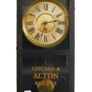 Railroad Wall Regulator Clock