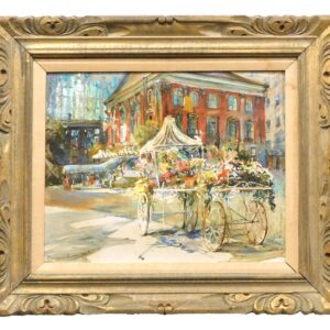 Marian Williams Steele Street Scene Painting