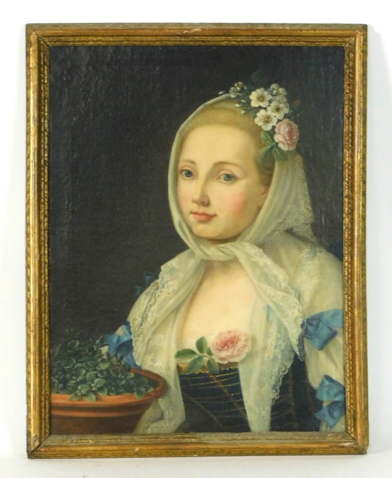 Portrait of a Young Woman with Lace Bonnet