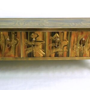 Bernhard Rohne for Mastercraft Brass Sideboard