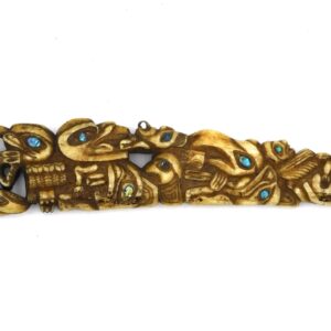 Northwest Coast Carved Bone Pipe