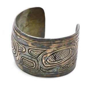 Northwest Coast Silver Cuff Bracelet