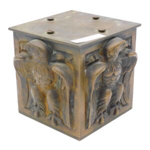 Eagle Motif Brass Pedestal