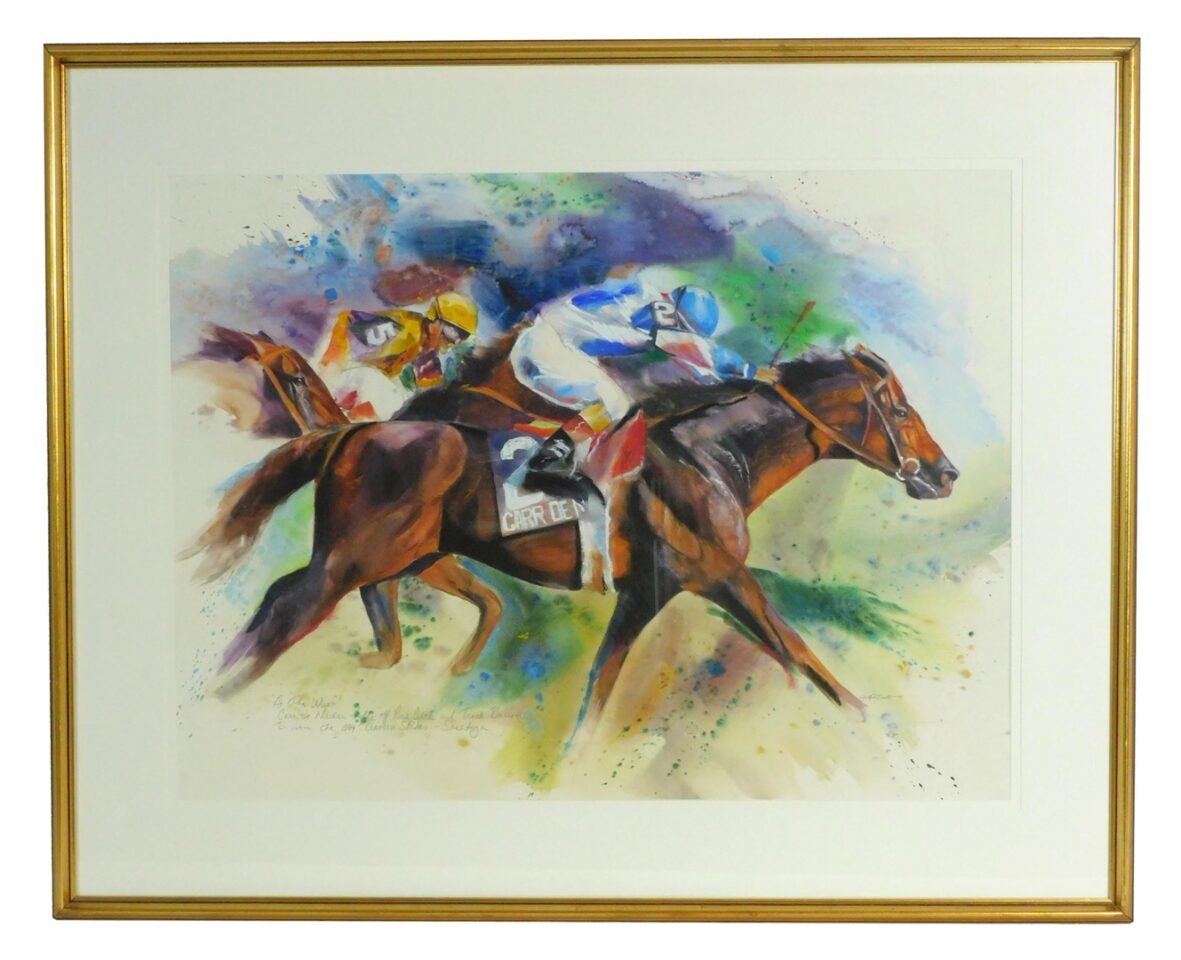 Geoffrey Smith Horse Racing Painting