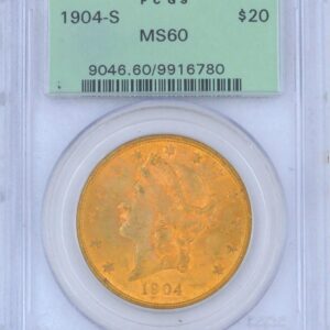 1907-S $20 Gold Liberty Head