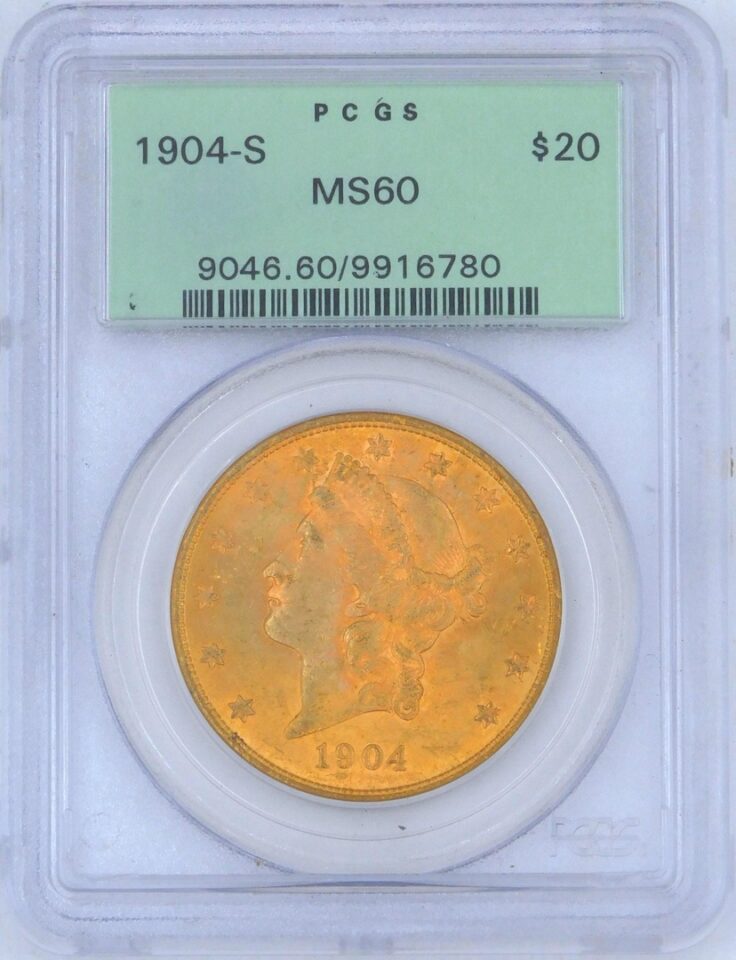 1907-S $20 Gold Liberty Head