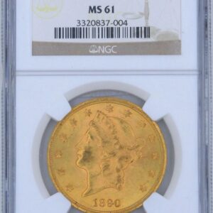 1890-S $20 Gold Liberty Head