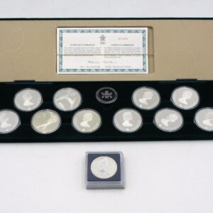 Canadian Olympic Sterling Silver Coin Set