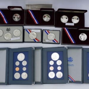 (10) Commemorative Silver Dollar Sets