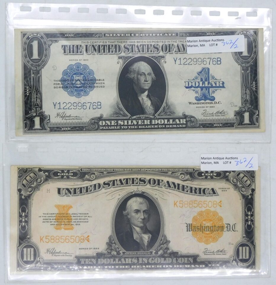 Gold $10 Large Bill