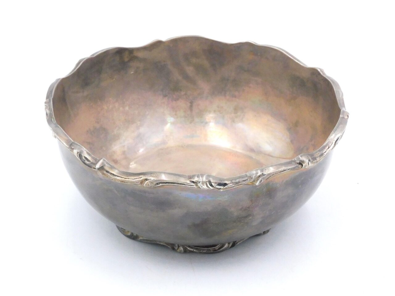 Mexican Sterling Silver Footed Bowl