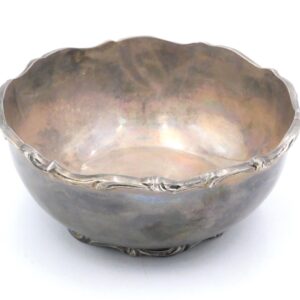 Mexican Sterling Silver Footed Bowl
