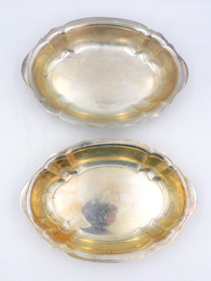 (2) Sterling Silver Open Vegetable Dishes