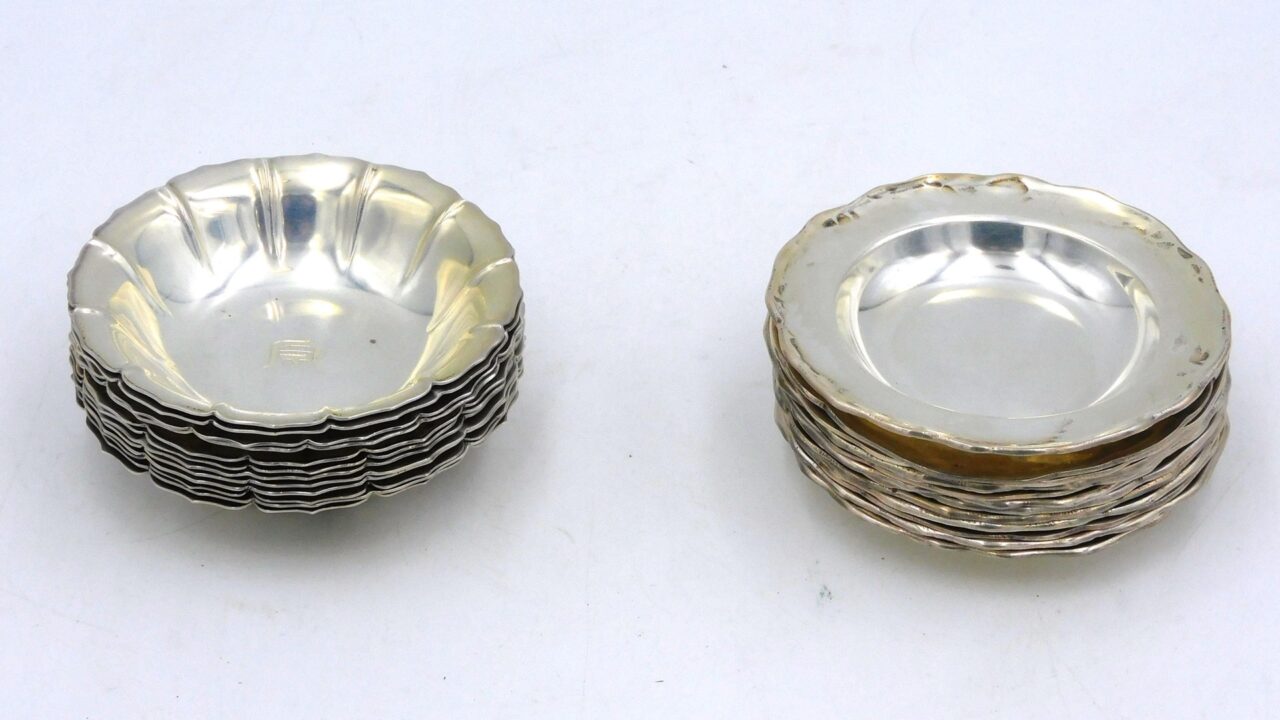 (24) Sterling Silver Nut Dishes