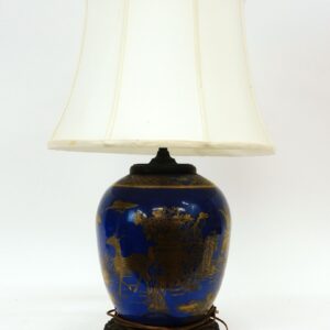 Chinese Export Porcelain Vase Converted to Lamp