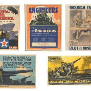 (5) WWI Recruitment Posters