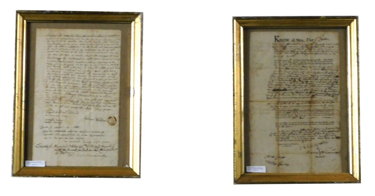 (2) Massachusetts Bay Colony Deeds