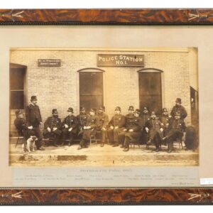 Brockton City Police Framed Photograph