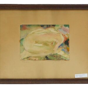 Harry M. Kidd Recumbent Nude Woman Watercolor