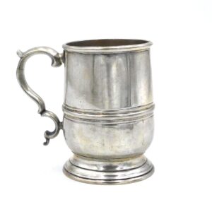Chinese Export Silver Cann