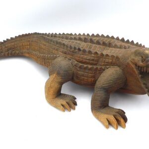 Carved Wooden Alligator